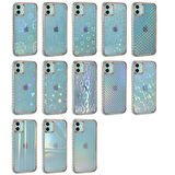 iPhone 11 Uyumlu Desenli Parlayan Transparan Zore Avva Kılıf-NO4