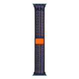 Watch 7 41mm Uyumlu KRD-91 Hasır Kordon Strap Kayış CLO- Mavi