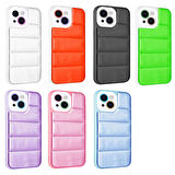 iPhone 13 Uyumlu Kamera Korumalı AirBagli Renkli Zore Seksek Kılıf-Yeşil