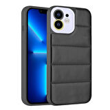 iPhone 11 Uyumlu Kamera Korumalı AirBagli Renkli Zore Seksek Kılıf-Siyah