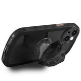 iPhone 13 Pro Uyumlu Kamera Korumalı Pop Soketli Renkli Zore Ofro Kılıf-Siyah