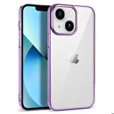 iPhone 14 Plus Uyumlu Zore Pixel Kapak-Açık Mor
