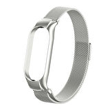 Xiaomi Mi Band 7 Uyumlu KRD-01 Metal Zore Kordon-Siyah