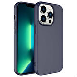 iPhone 14 Pro Max Uyumlu Zore Mara Lansman Kapak-Lacivert