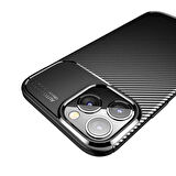 Apple iPhone 14 Pro Kılıf Zore Negro Silikon Kapak-Siyah