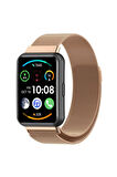 Huawei Watch Fit 2 Uyumlu Krd-01 Metal Kordon Rose Gold