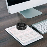 Huawei Watch Fit 2 Uyumlu KRD-01 Metal Zore Kordon-Siyah