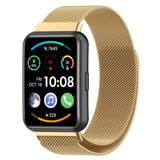 Huawei Watch Fit 2 Uyumlu KRD-01 Metal MKST Kordon-Gümüş