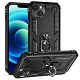 iPhone 14 Plus Uyumlu Zore Vega Kılıf-Siyah