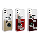 iPhone 11 Uyumlu Desenli Sıvılı Zore Drink Silikon Kılıf-NO3