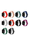 Apple Watch Ultra 49mm Kordon Krd-23 Uyumlu Strap Kayış Pembe