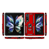 Galaxy Z Fold 4 Uyumlu Zore Vega Kılıf-Kırmızı