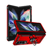 Galaxy Z Fold 4 Uyumlu Zore Vega Kılıf-Kırmızı