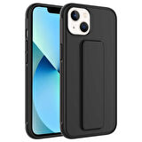 iPhone 14 Plus Uyumlu Zore Qstand Kılıf-Siyah