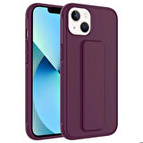 iPhone 14 Plus Uyumlu Ensueno Qstand Kapak-Mürdüm
