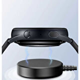 Siyah Galaxy Watch 4 Classic 42mm Usb Şarj Kablosu-Zore