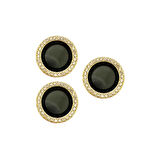 iPhone 14 Pro Uyumlu Zore CL-06 Kamera Koruyucu-Gold