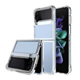 Galaxy Z Flip 4 Kılıf Zore Vonn Kapak-Renksiz