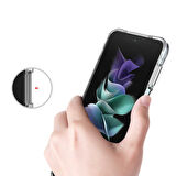 Galaxy Z Flip 4 Kılıf Zore Vonn Kapak-Renksiz