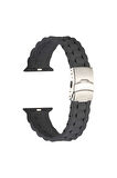 Apple Watch 42mm Krd-72 Uyumlu Kordon-gri