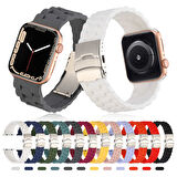 Watch 44mm KRD-72 Uyumlu Zore Kordon-Açık Yeşil