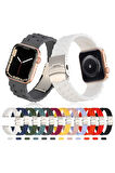 Apple Watch 42mm Krd-72 Uyumlu Kordon Turuncu