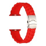 Watch 7 45mm KRD-72 Uyumlu MKST Kordon-Kırmızı