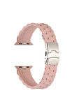 Apple Watch 38mm Krd-72 Uyumlu Kordon Pembe
