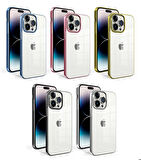 iPhone 14 Pro Uyumlu Zore Sun Kapak-Gümüş