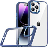 iPhone 14 Pro Uyumlu Zore Flora Kılıf-Sierra Mavi