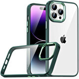 iPhone 14 Pro Uyumlu Zore Flora Kılıf-Yeşil