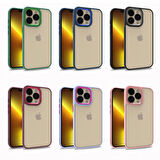 iPhone 13 Pro Uyumlu Zore Flora Kılıf-Sierra Mavi