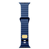 Watch 44mm Uyumlu KRD-73 Uyumlu Zore Kordon-Lacivert