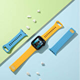 Watch 44mm Uyumlu KRD-73 Uyumlu Zore Kordon-Beyaz