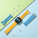 Apple Watch Uyumlu 38mm Zore KRD-73 Silikon Kordon 