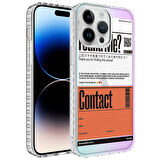 iPhone 13 Pro Max Uyumlu AirBag Kenarlı Renkli Desenli Silikon Zore Elegans Kılıf-NO6