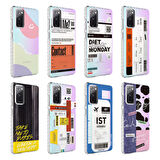 Galaxy S20 FE Uyumlu Airbag Kenarlı Renkli Desenli Silikon Zore Elegans Kapak-NO2