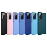 Galaxy S20 FE Kılıf Metal Çerçeve ve Buton Tasarımlı Silikon Zore Luna Kapak