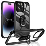 Apple iPhone 14 Pro Kılıf Zore Mola Kapak-Siyah