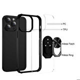 iPhone 14 Pro Uyumlu Zore Mola Kapak-Lacivert