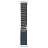 Watch 40mm Uyumlu KRD-74 Hasır Zore Kordon-Mavi