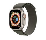 Watch Ultra 49mm Uyumlu KRD-74 Hasır Zore Kordon-Yeşil