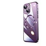 Vendas iPhone 14 Uyumlu ( iPhone 14 ) Riksos Serisi Wireless Şarj Özellikli Sert PC Magsafe Kılıf