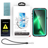 iPhone 14 Pro Max Uyumlu 1-1 Su Geçirmez Kılıf-Siyah