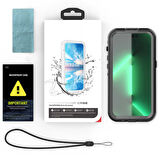 Apple iPhone 14 Pro Kılıf 1-1 Su Geçirmez Kılıf-Siyah