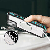 iPhone 14 Plus Uyumlu 1-1 Su Geçirmez Kılıf-Siyah