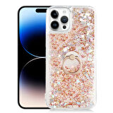 Apple iPhone 14 Pro Max Kılıf Zore Milce Kapak-Gold