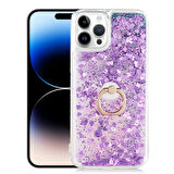 iPhone 14 Pro Uyumlu Zore Milce Kapak-Mor