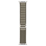 Watch Ultra 49mm Uyumlu KRD-74 Hasır Zore Kordon-Açık Yeşil