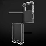 Galaxy Z Flip 3 Uyumlu Zore Nitro Anti Shock Silikon-Renksiz